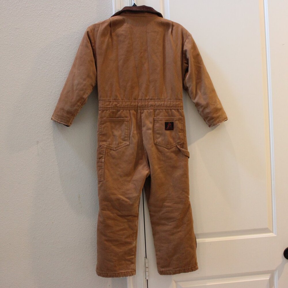 FIVE BROTHERS kids Work Coveralls QUILT LINED Size Medium - Picture 6 of 9